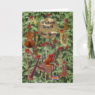 Cartão De Festividades Ano Novo digno de nota