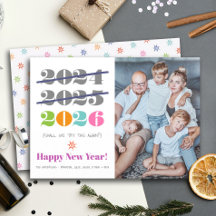 Ano Novo Engraçado Terceira Vez Foto Moderna Charm