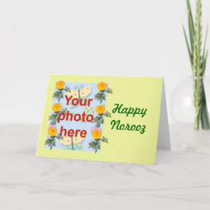 Cartão De Festividades Ano Novo Persa Feliz Norooz  سال نو مبارک
