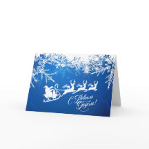 Ano Novo Russo - Flocos de neve, Papais noeis, ren