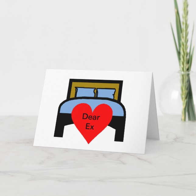 Cartão De Festividades Anti-Namorados para o ex personalize-o! (Frente)