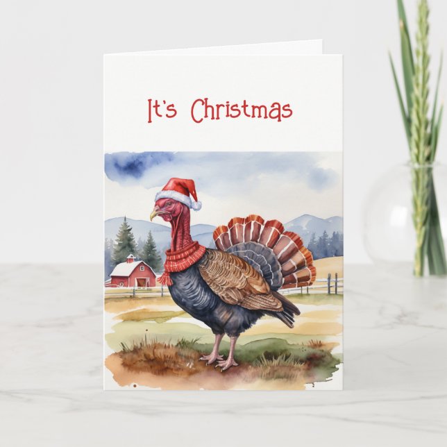 Cartão De Festividades Anti-Natal Não Todos Gostam, então, Olá (Frente)