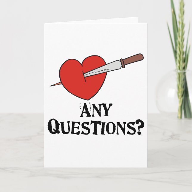 Cartão De Festividades Anti-Vday (Frente)