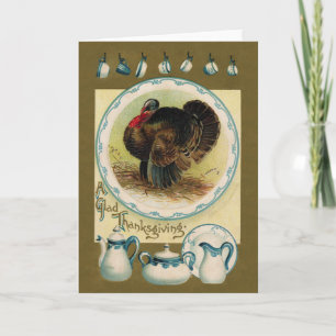 Cartão De Festividades Antique Clapsaddle Thanksgiving Greeting Card