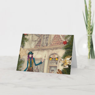 Cartão De Festividades Anton Pieck christmas greetings