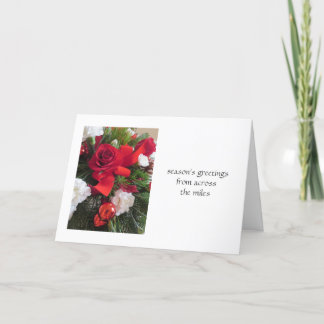 Cartão De Festividades Ao longo dos quilômetros