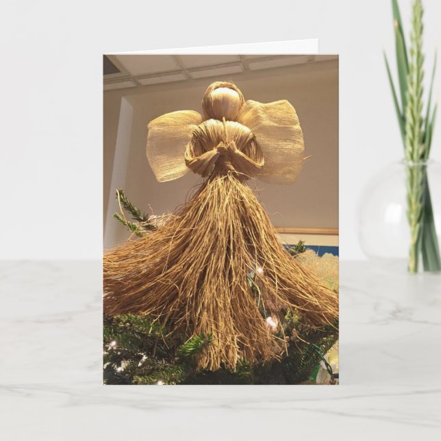 CARTÃO DE FESTIVIDADES *****AO MEU ANJO****** NATAL DE MERCADORIAS (Frente)