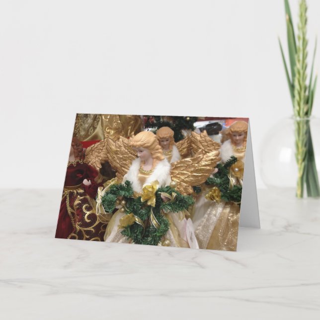 CARTÃO DE FESTIVIDADES AO MEU ANJO NO NATAL (Frente)