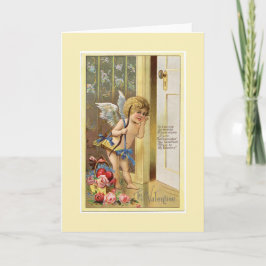 Cartão De Festividades Ao Meu Namorados Vintage Cupid Greeting Card