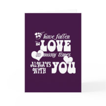 Apaixonei-me muitas vezes, sempre contigo