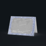 Cartão De Festividades Apenas Arte Snowflake Personalizar Moldura de Foto<br><div class="desc">Flocos de neve enchem o céu de inverno! Personalize este cartão com sua própria foto dentro da moldura de arte de floco de neve e atualize o texto com sua própria mensagem. Perfeito para o Natal, Hanukkah, Yule e outras correspondências e presentes de festas de inverno.</div>