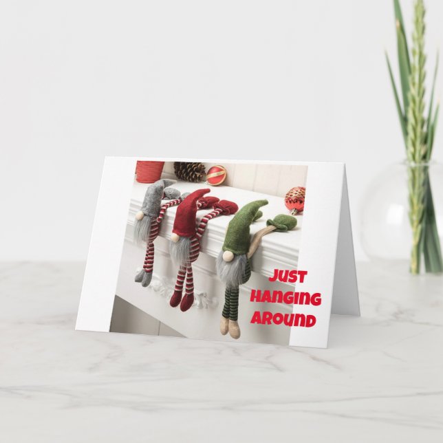 CARTÃO DE FESTIVIDADES APENAS "PASSAR POR VOLTA" NATAL DE MERRÍCULA PARA  (Frente)