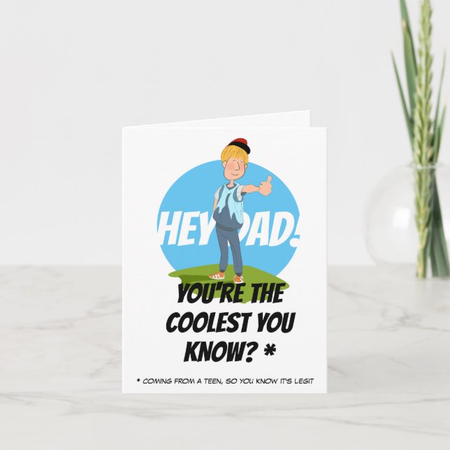 Cartão De Festividades Aperte o Pai! Dia dos Pais (Frente)