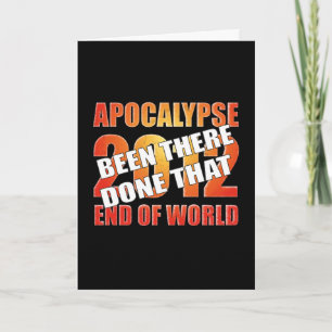 Cartão De Festividades Apocalypse Survivor (New Year Card)