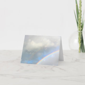 Cartão De Festividades Após a Tempestade Rainbow