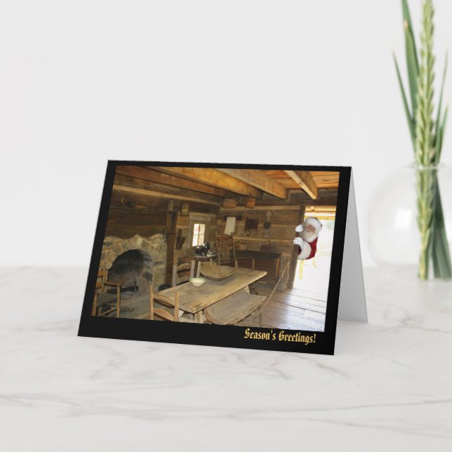Cartão De Festividades Appalachian Christmas in the Kitchen (Frente)