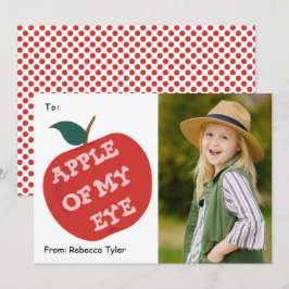 Cartão De Festividades Apple of my Eye Classroom Photo Dia de os namorado