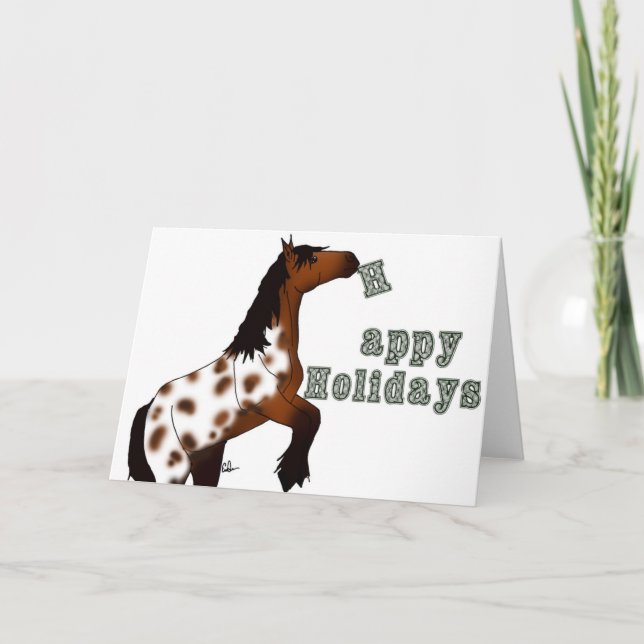 Cartão De Festividades 'Appy Holidays' Card (Frente)