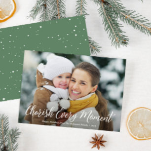Cartão De Festividades apreciar cada momento feliz natal