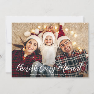 Cartão De Festividades apreciar cada momento foto feliz natal