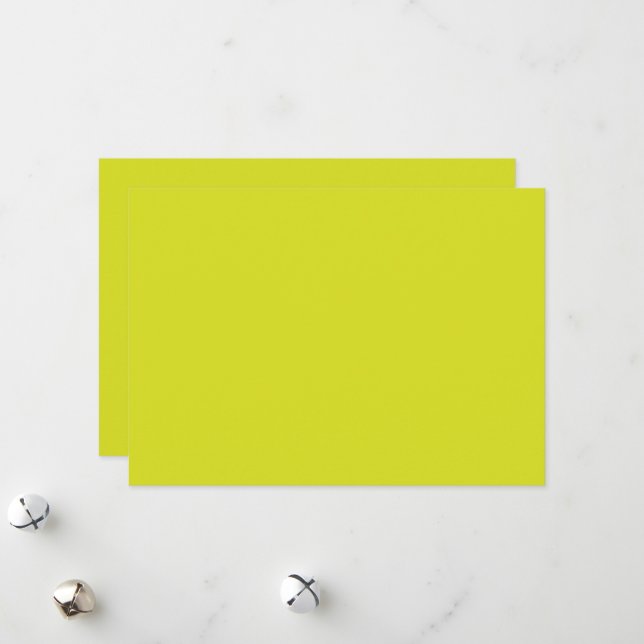 Cartão De Festividades Aprimore seu Design de Informações Amarelas do Sit (Frente/Verso In Situ)