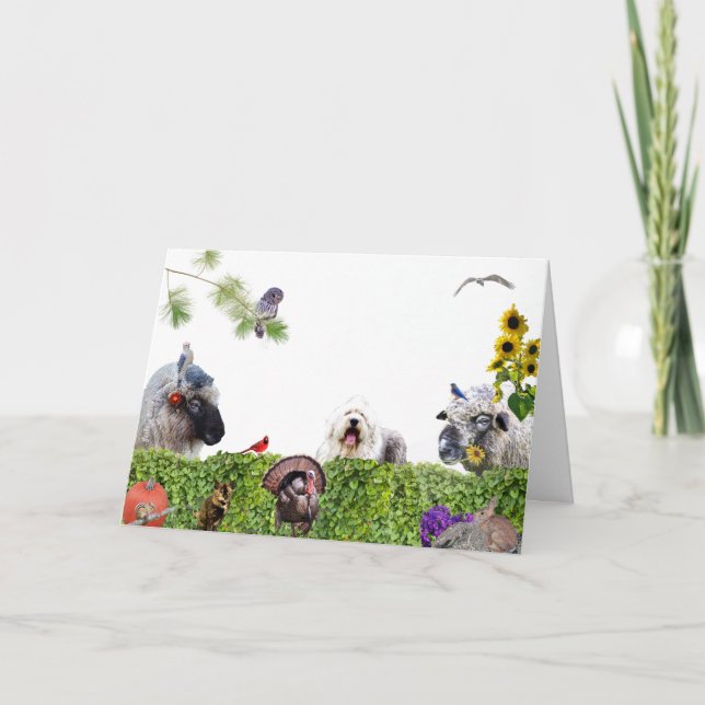 Cartão De Festividades Aproveite a abundância da terra: HappyThankstransi (Frente)