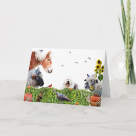 Cartão De Festividades Aproveite a abundância da terra: HappyThankstransi