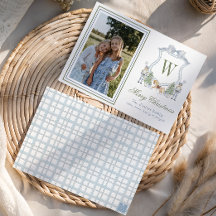 Aquarela Monograma Foto Inicial Do Quebra-Nozes