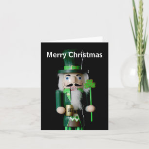 Cartão De Festividades Aquele que Partes Nozes Irlandês