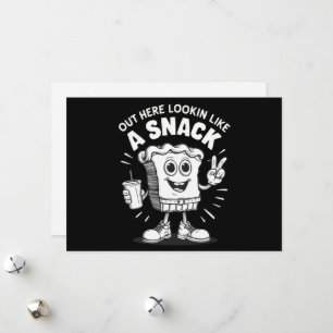 Cartão De Festividades Aqui fora parecendo um lanche Bolo de árvore de Na