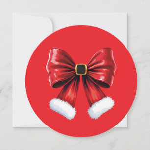 Cartão De Festividades Arco da Coquette de Natal