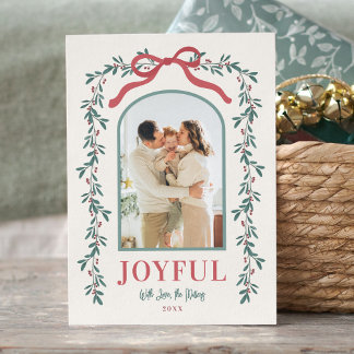 Cartão De Festividades Arco de Guirlanda de Arco de Aquarela Sentimento P