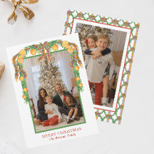 Arco de Laranjas Aquarelas - Foto de Natal Garland