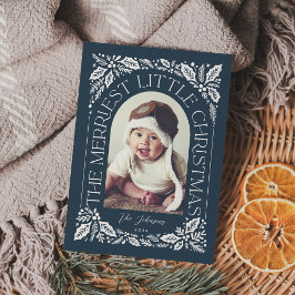 Cartão De Festividades Arco de Natal da Marinha de Berry mais Alegre Foto