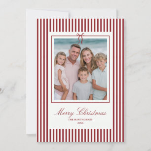 Cartão De Festividades Arco de Natal de Listra Elegante Família Festa Fot