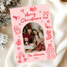 Arco Desenhado à Mão Caprichoso Foto Natal