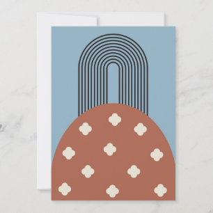 Cartão De Festividades Arco minimalista zen