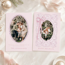 Arco Rosa Coquette Natal Família Grandmillennial