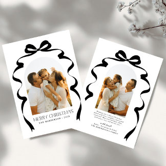 Cartão De Festividades Arco Vermelho Foto Feliz Arco de Natal