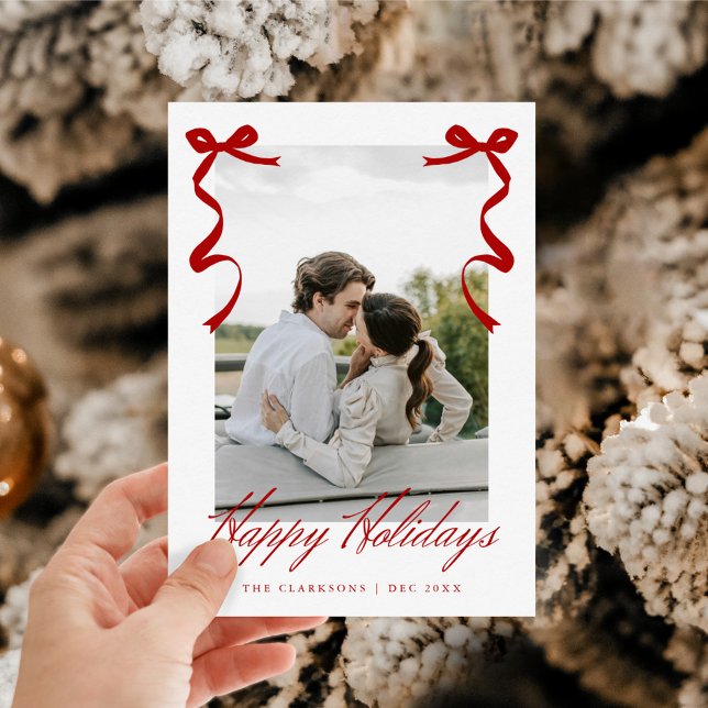 Cartão De Festividades Arcos Whimsical Desenhados na Mão Vermelha (Criador carregado)