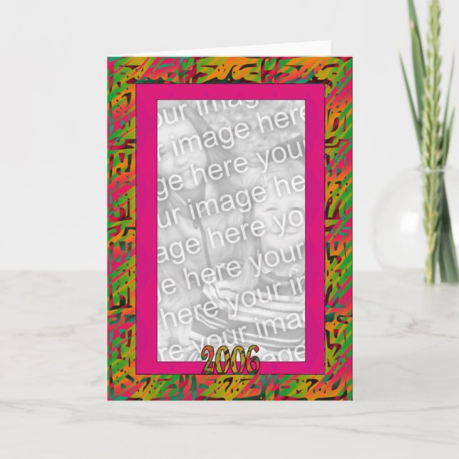 Cartão De Festividades Art deco Saudações 2 (Frente)