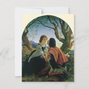 Cartão De Festividades Arte Antiga, Amantes ao Crepúsculo, Sir Joseph Noe