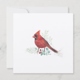 Cartão De Festividades Arte cardeal de Natal