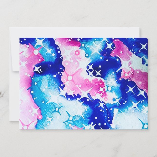 Cartão De Festividades Arte Celestial (Frente)