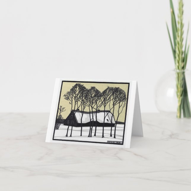 Cartão De Festividades Arte clássica (Frente)