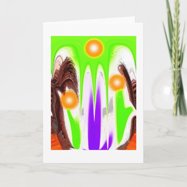 Cartão De Festividades Arte da esperança (Frente)