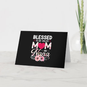 Cartão De Festividades Arte da Mamãe Mamãe e Nana
