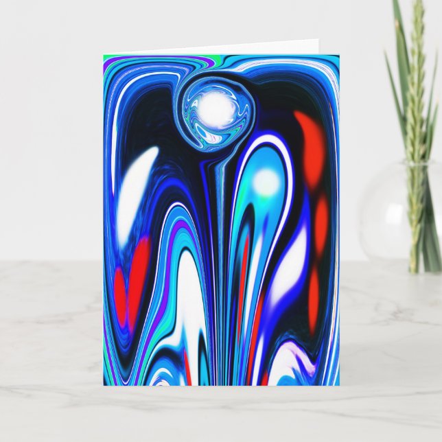 Cartão De Festividades Arte Elementos Futuros (Frente)