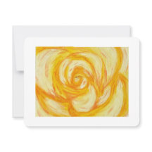 Arte original abstrata Rosa Amarela