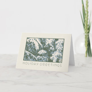 Cartão De Festividades Artesão Balsams em Neve